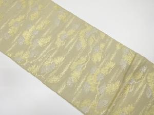 アンティーク　霞に松模様織り出し袋帯（材料）